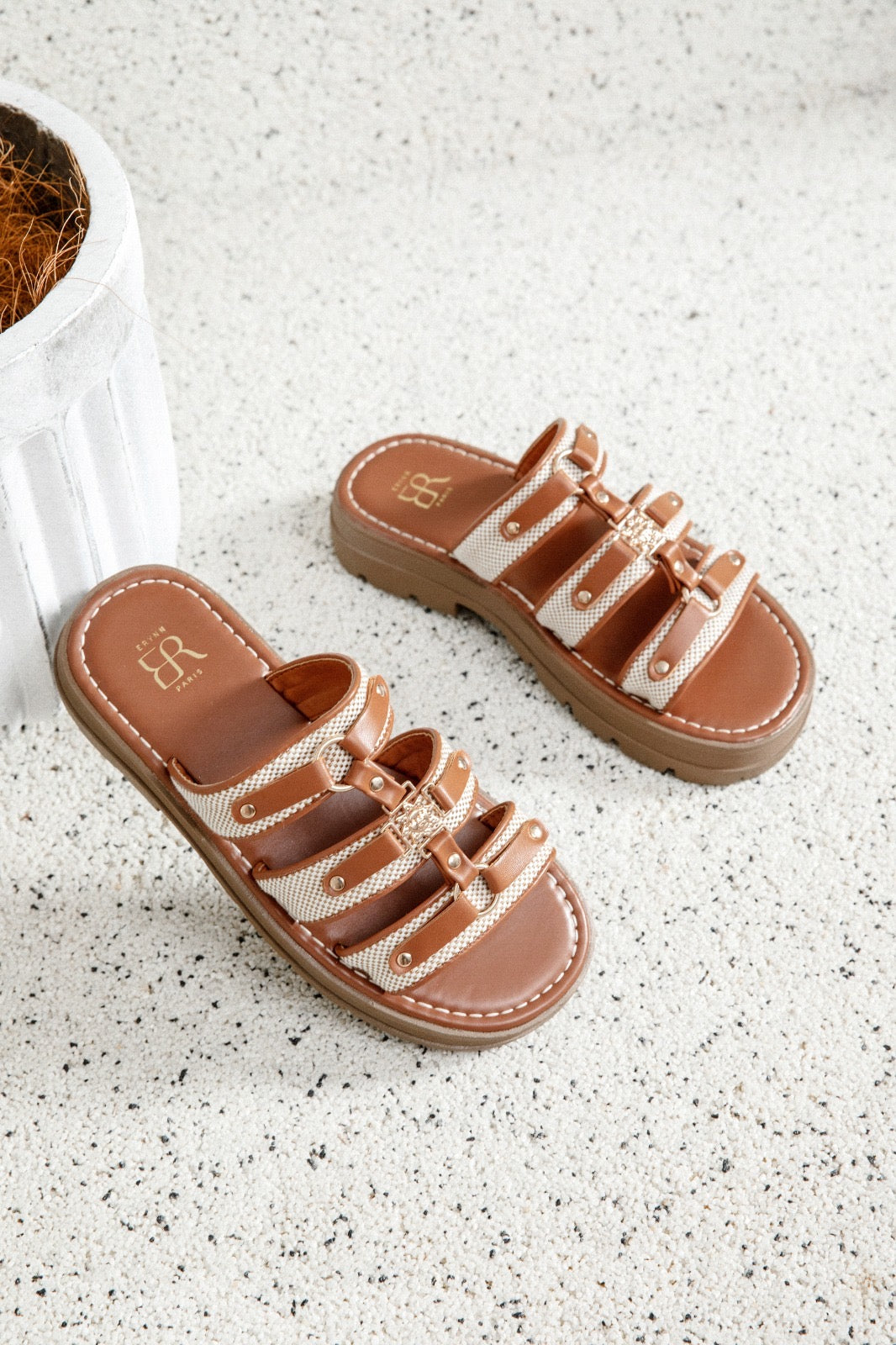 Sandales Céline camel