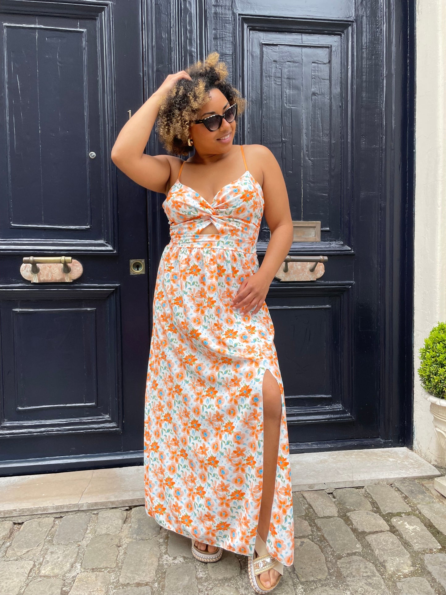Robe Jade orange