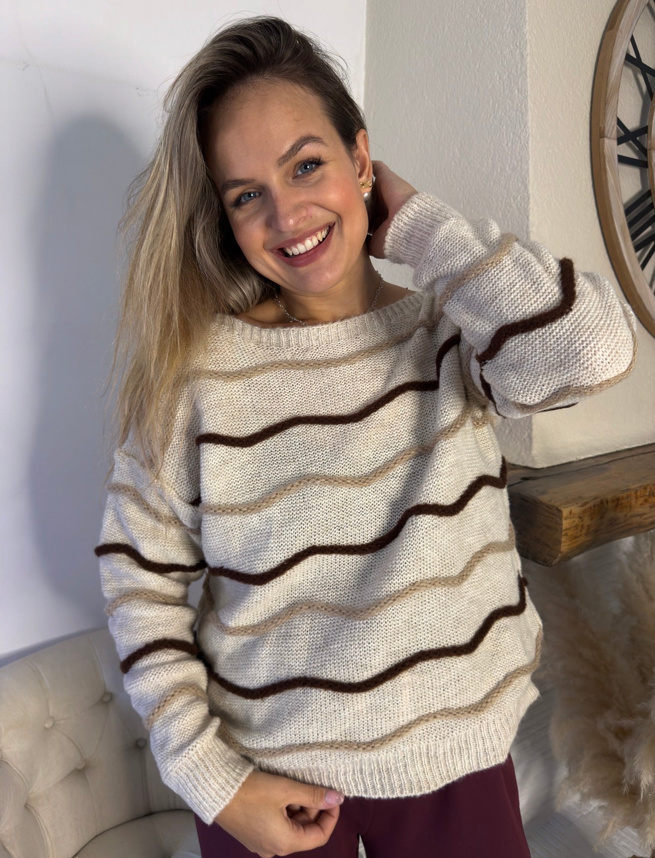 Pull Anna beige