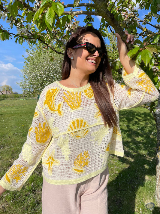 Haut Starfish jaune