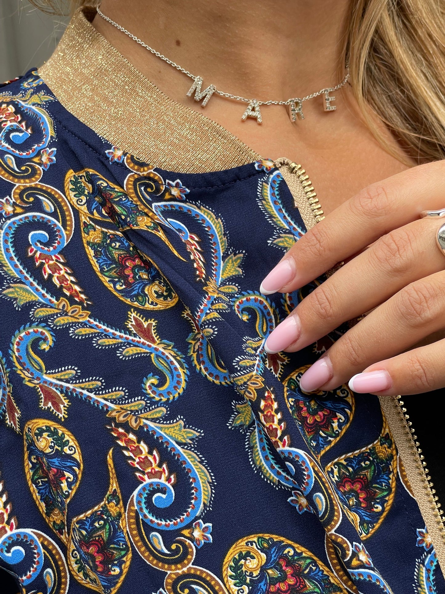 Gilet Riad bleu