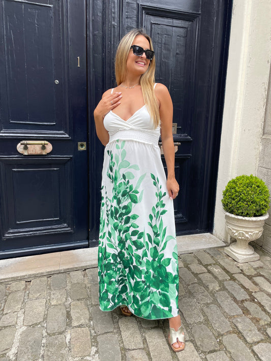 Robe Iris verte