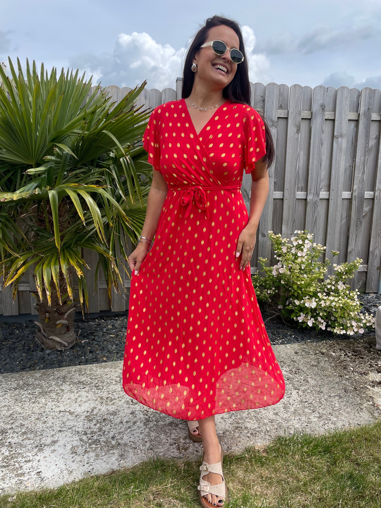 Robe longue Ulynn rouge