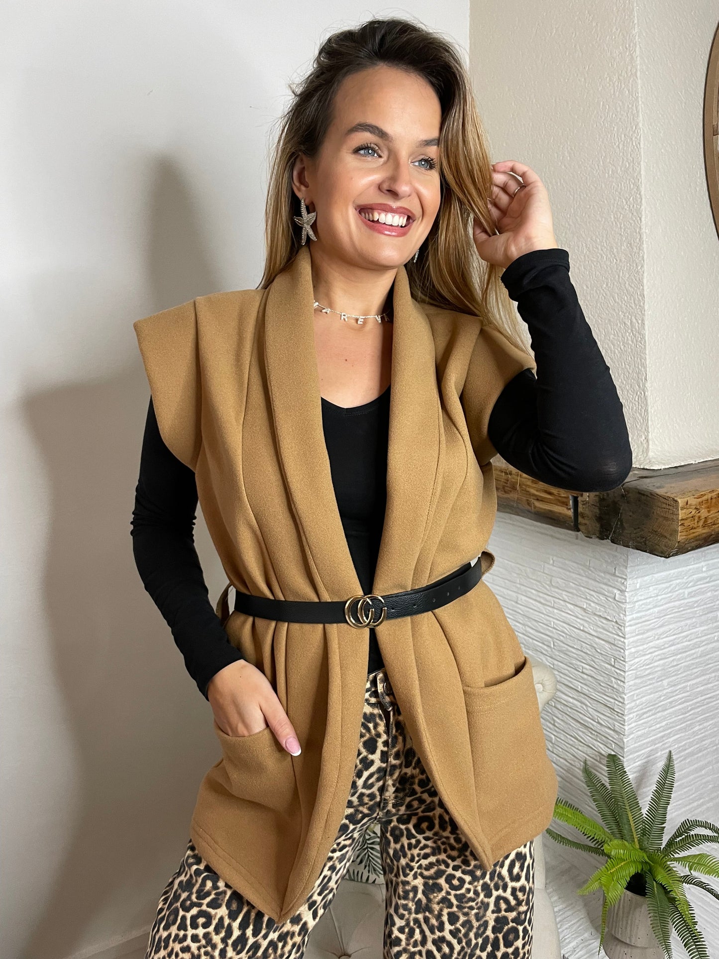Veste Julia Camel