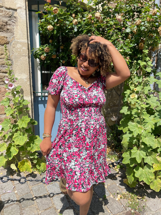 Robe Chloé rose