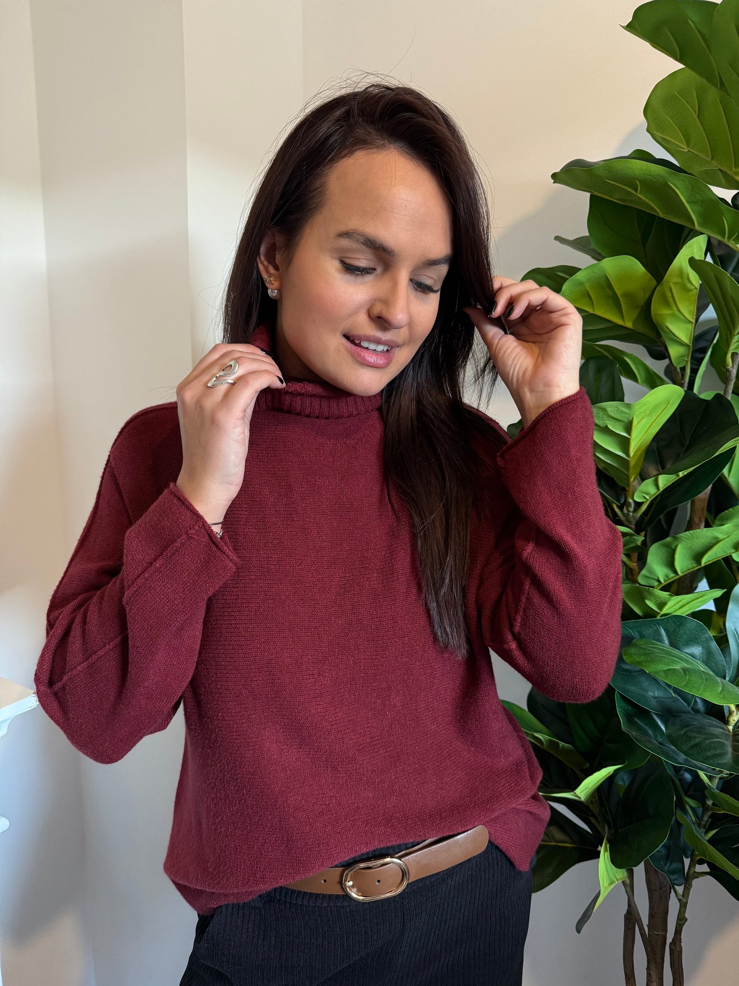 Pull Roxane Bordeaux