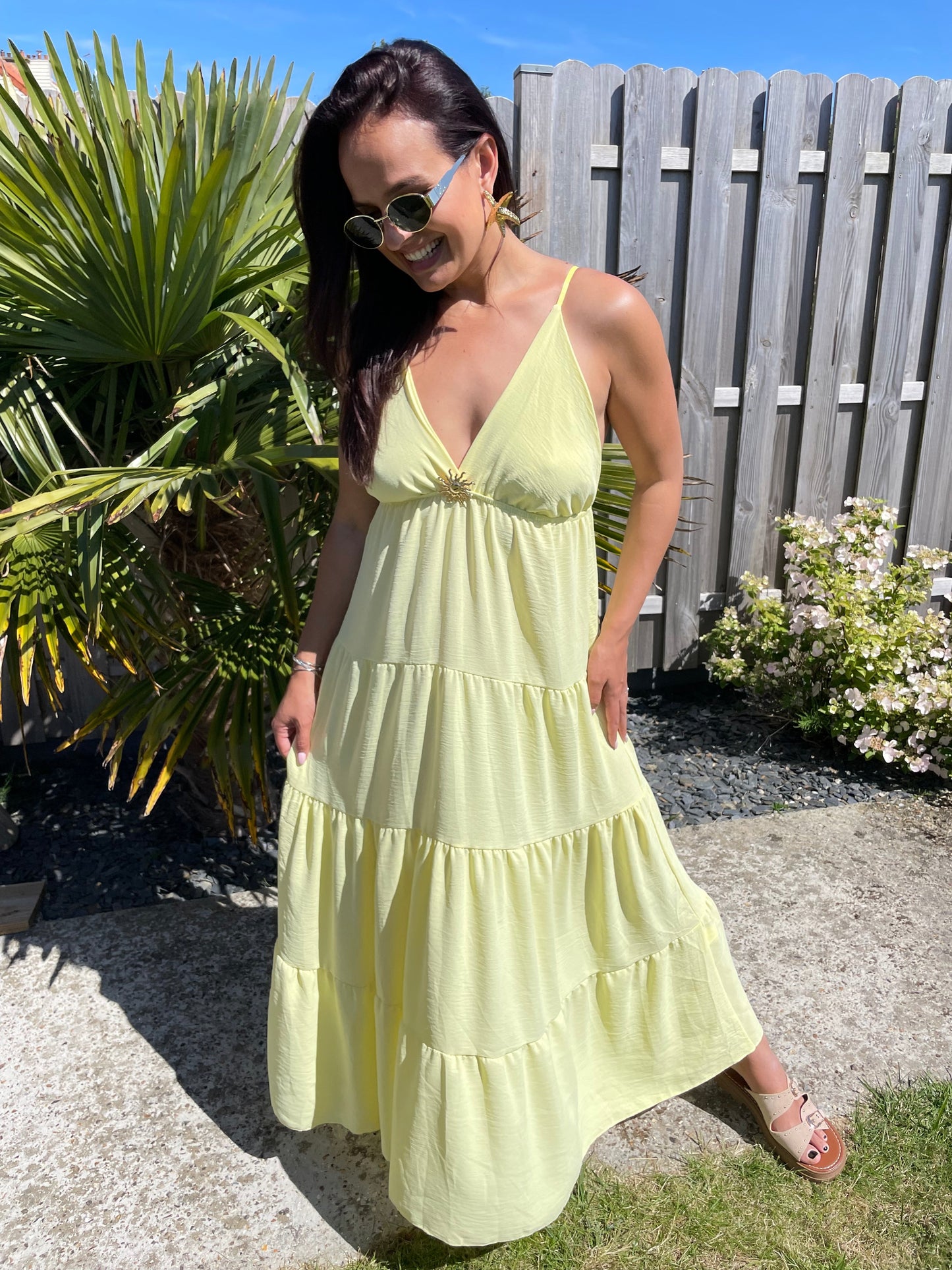 Robe Alma jaune