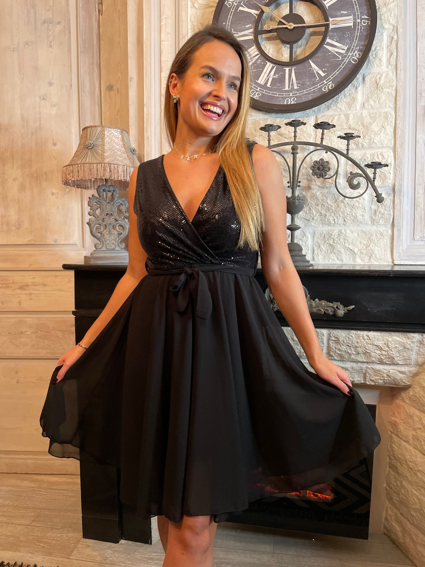 Robe Zelie noire