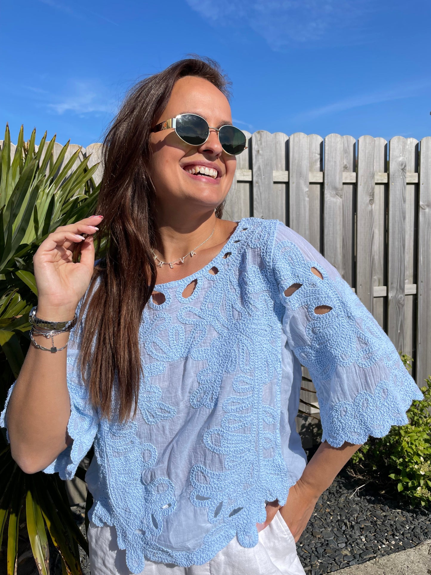 Haut Chloé bleu