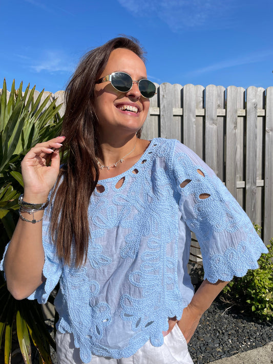 Haut Chloé bleu