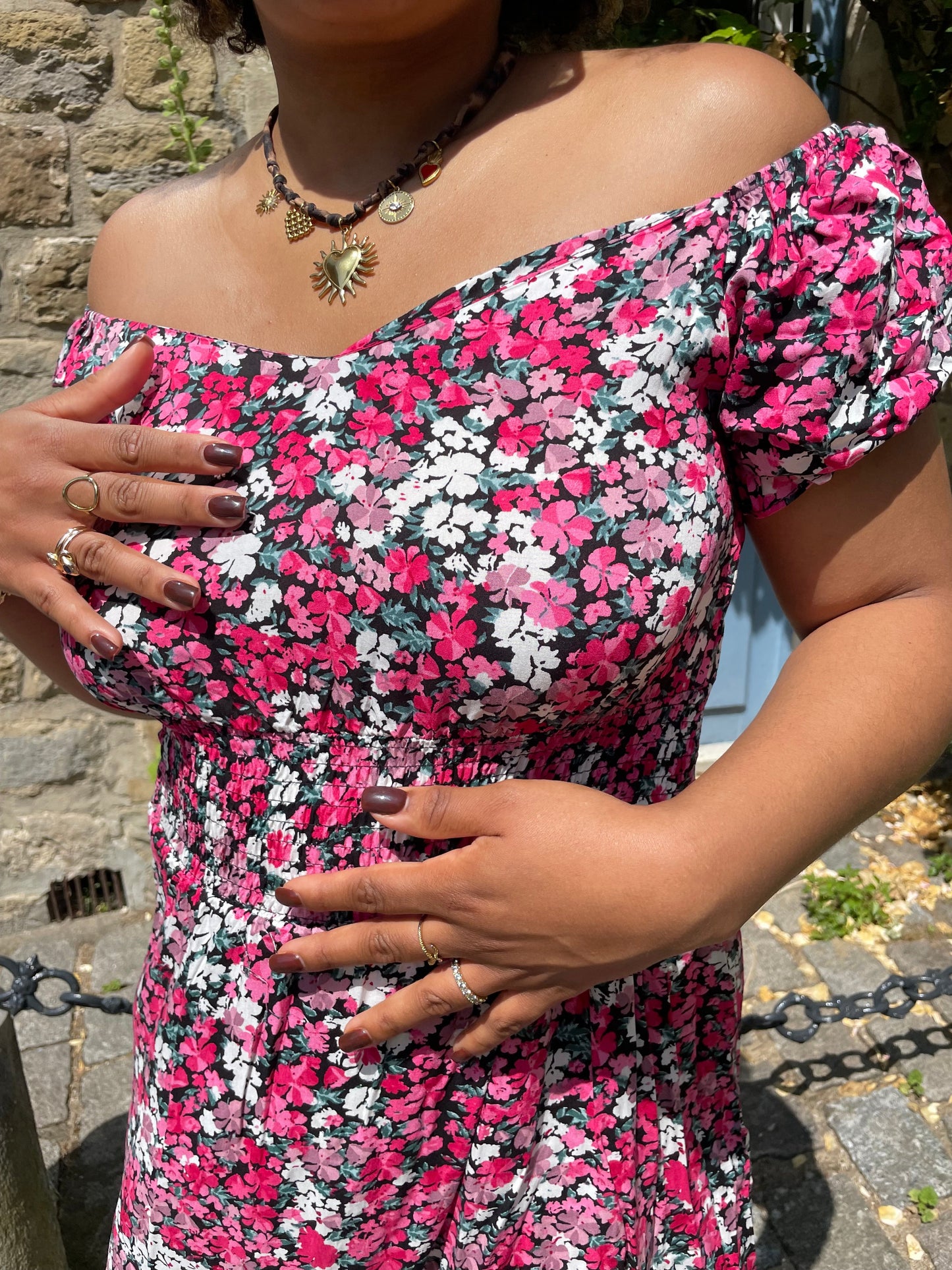 Robe Chloé rose