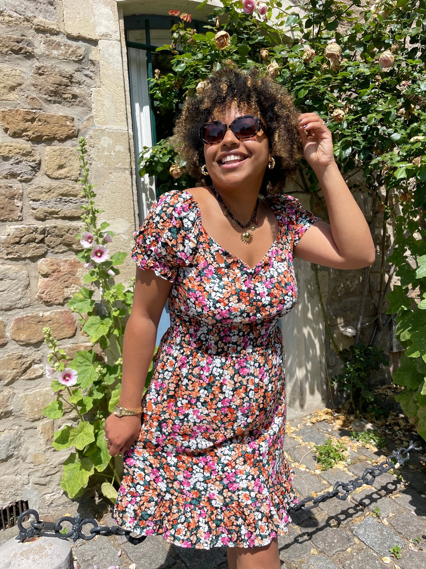 Robe Chloé orange