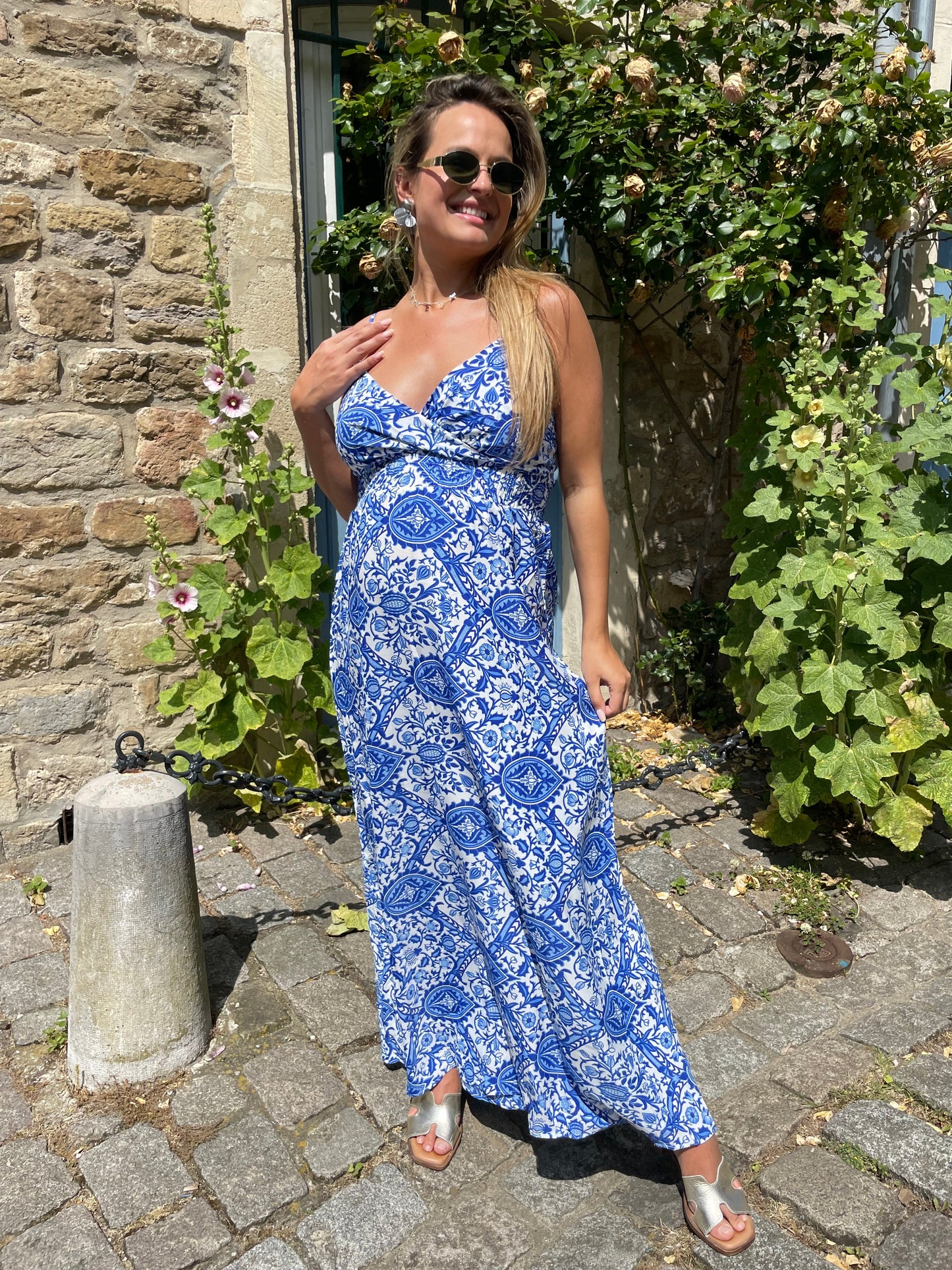Robe Elena bleue
