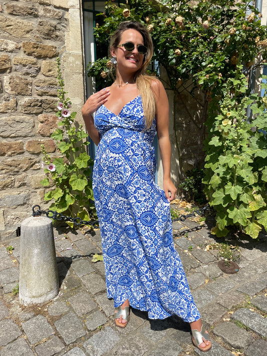Robe Elena bleue