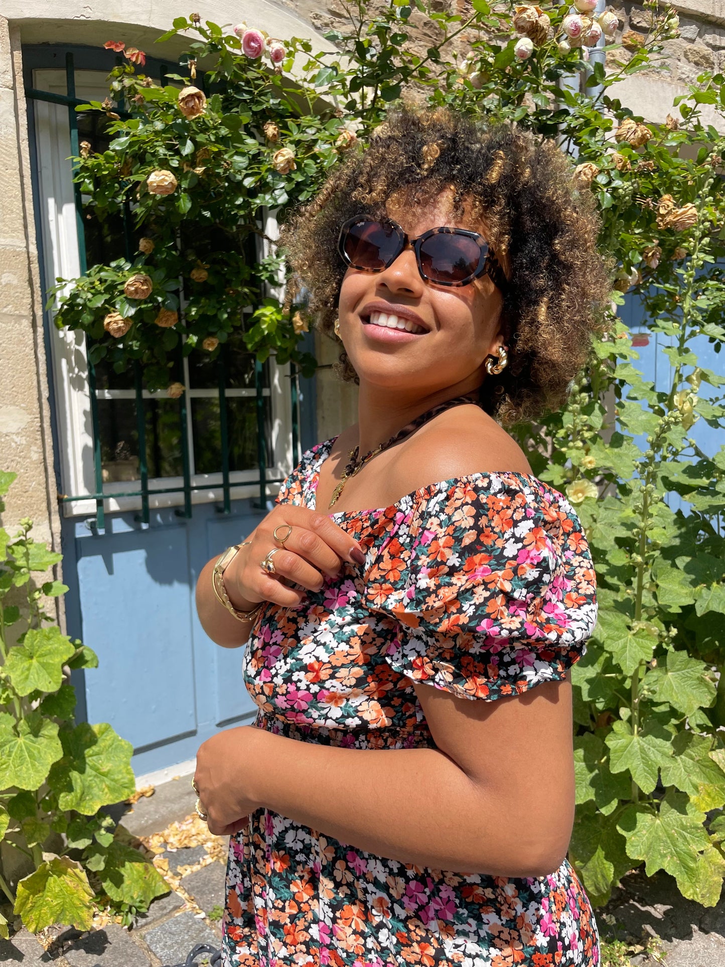 Robe Chloé orange