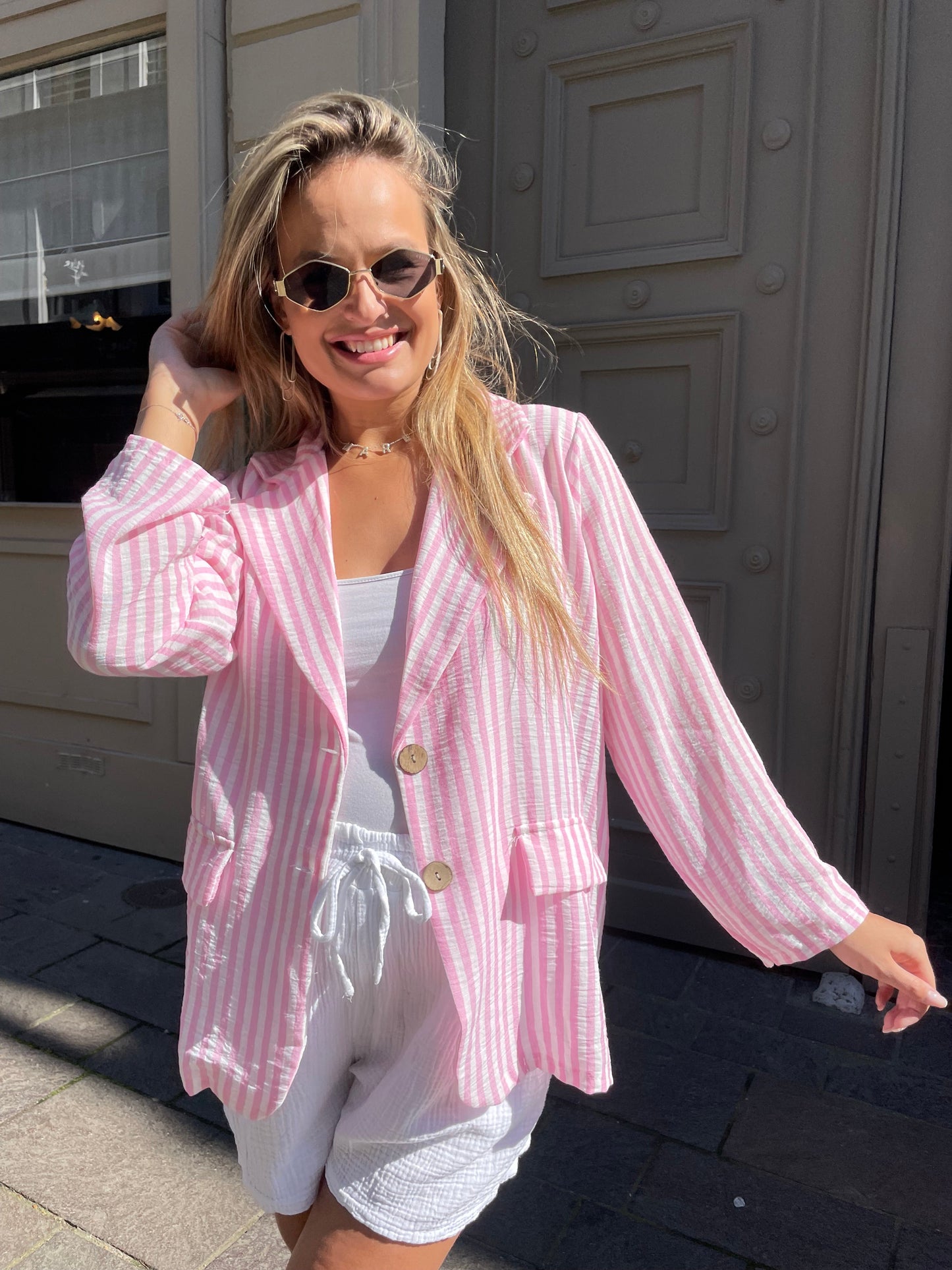 Veste Léa rose